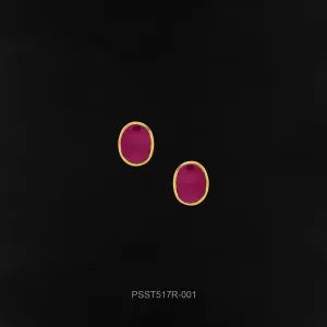 STONE EARRING PSST517R-001