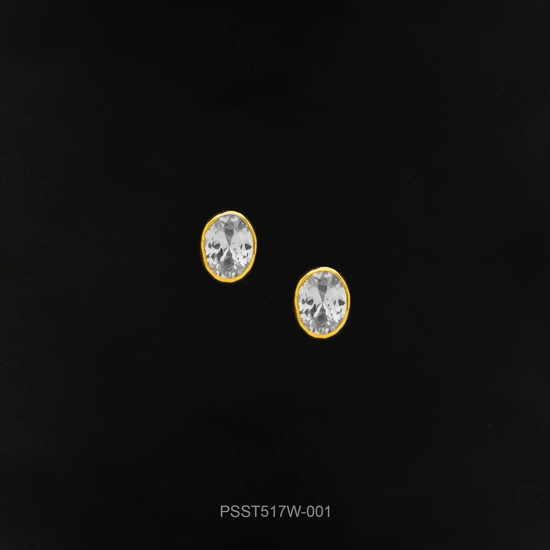 STONE EARRING PSST517W-001