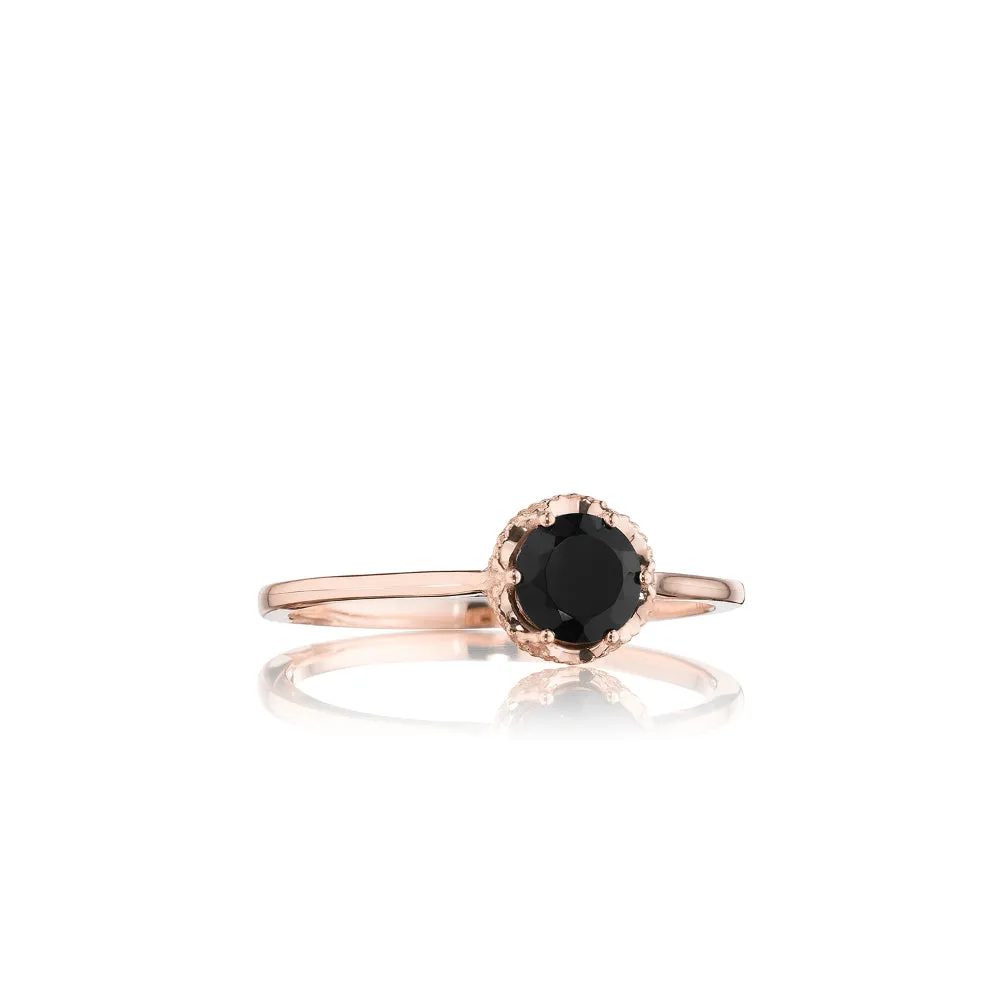 Tacori Petite Crescent Gemstone Crown Ring