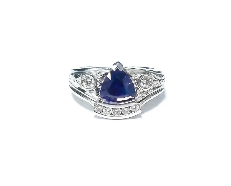 Tanzanite Trillion Ring 1.20 cts