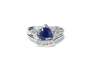 Tanzanite Trillion Ring 1.20 cts