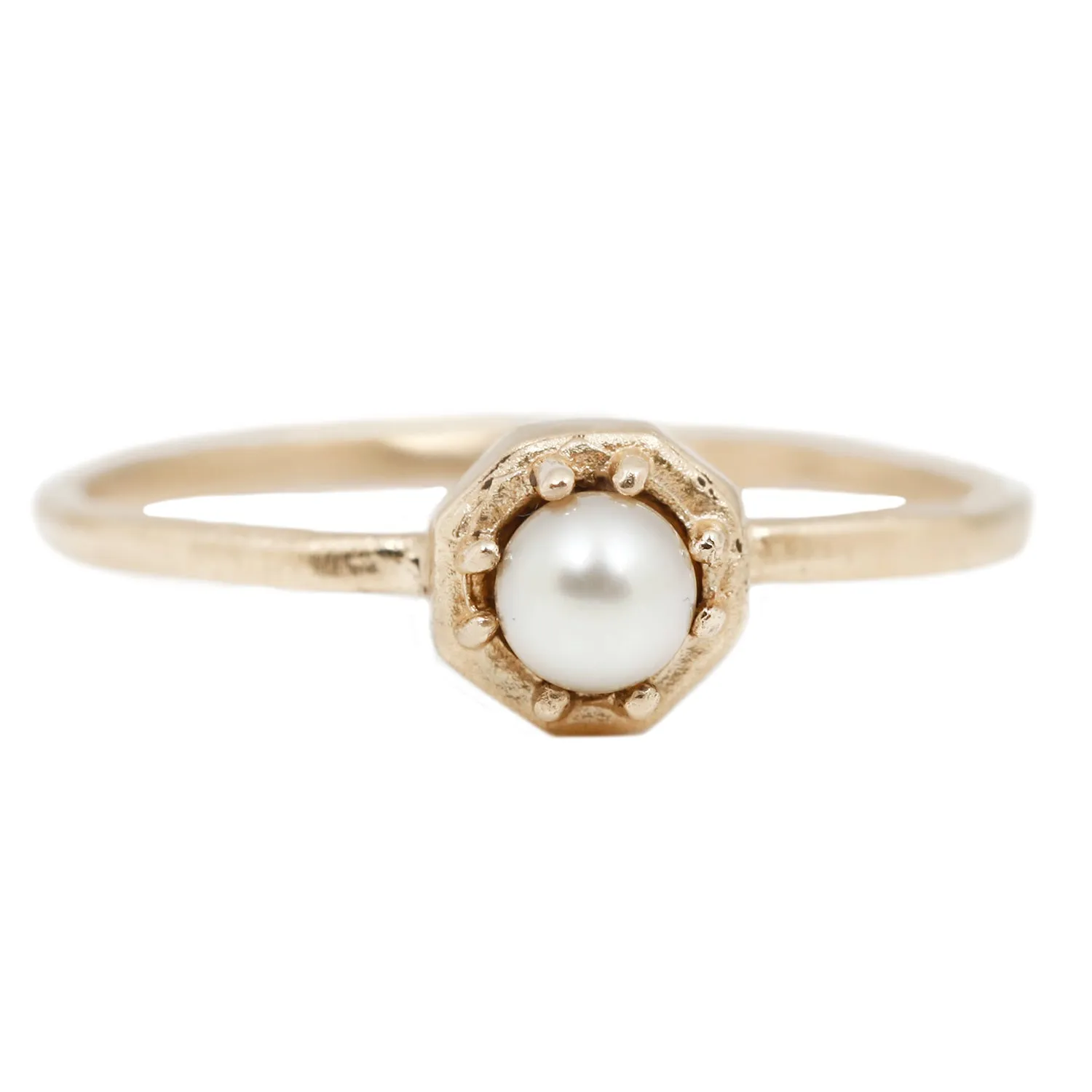 Tiny Akoya Pearl Ring