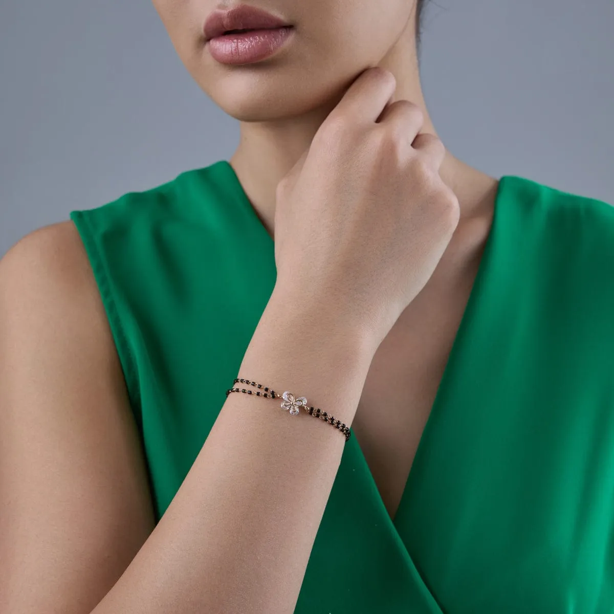 Trendy Mangalsutra  Bracelet 184085