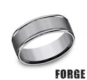 Tungsten 9mm Round Edge Wedding Band