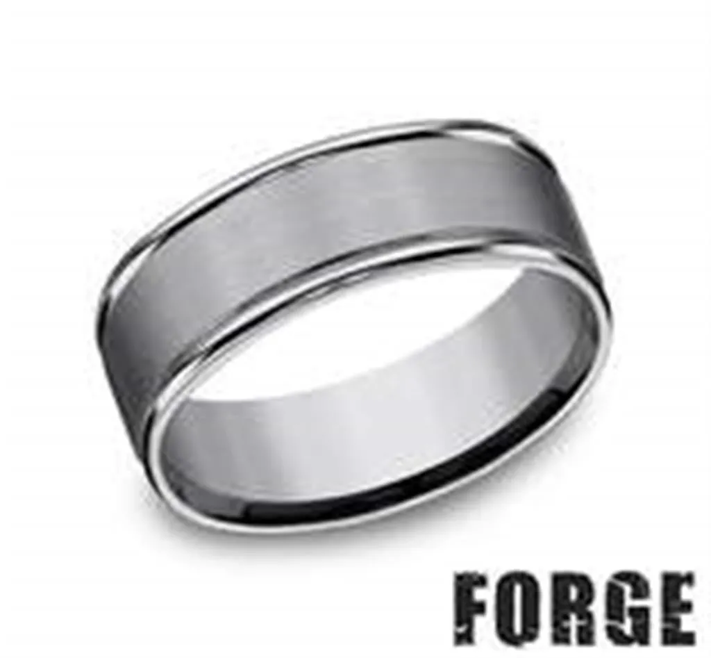 Tungsten 9mm Round Edge Wedding Band