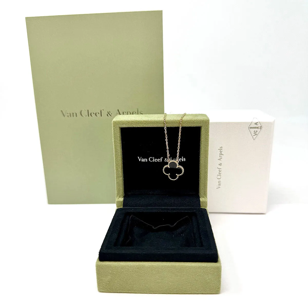 Van Cleef & Arpels Vintage Alhambra 18K Gold Pendant Necklace