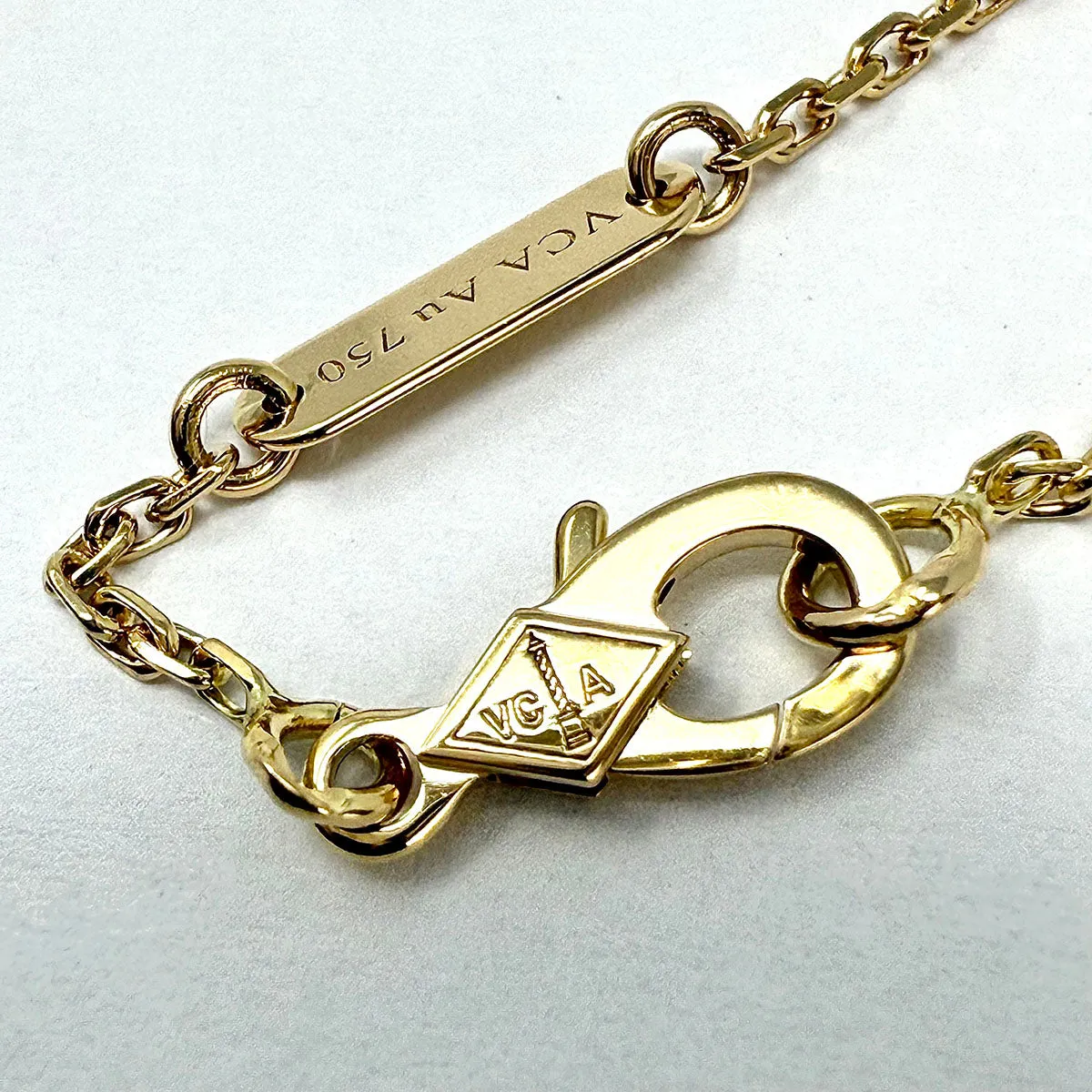 Van Cleef & Arpels Vintage Alhambra 18K Gold Pendant Necklace