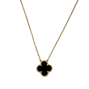 Van Cleef & Arpels Vintage Alhambra 18K Gold Pendant Necklace