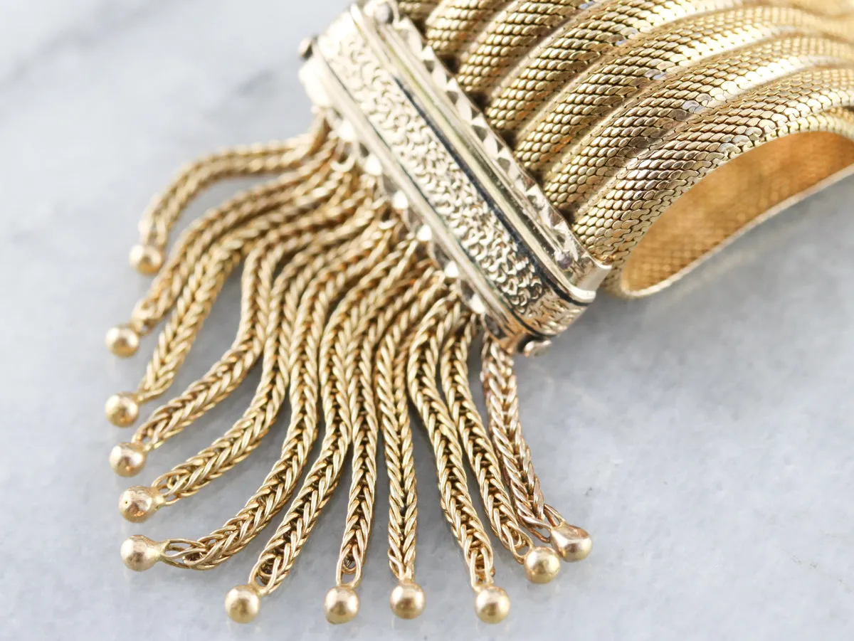 Victorian Seed Pearl Tassel Bracelet