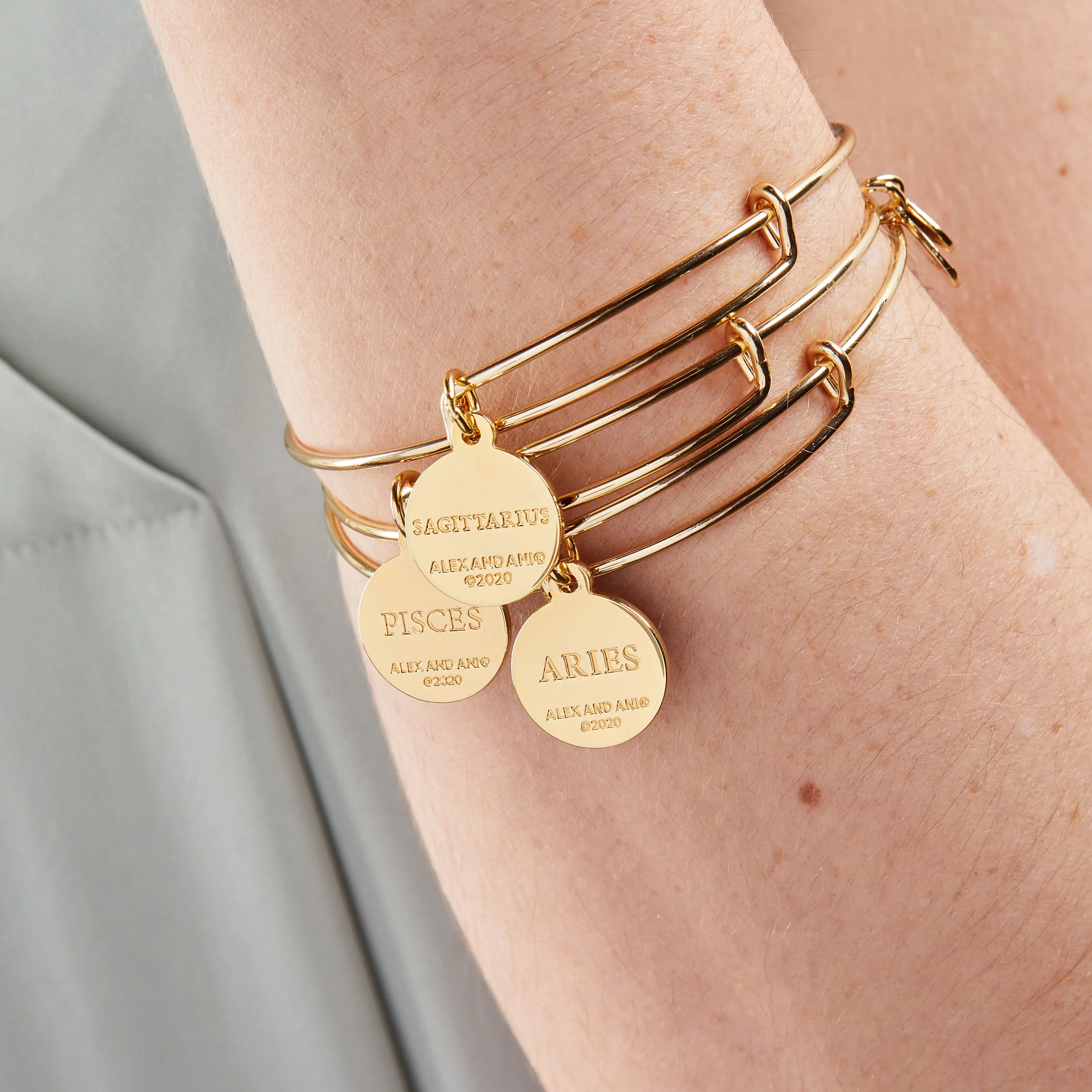 Virgo Zodiac Charm Bangle