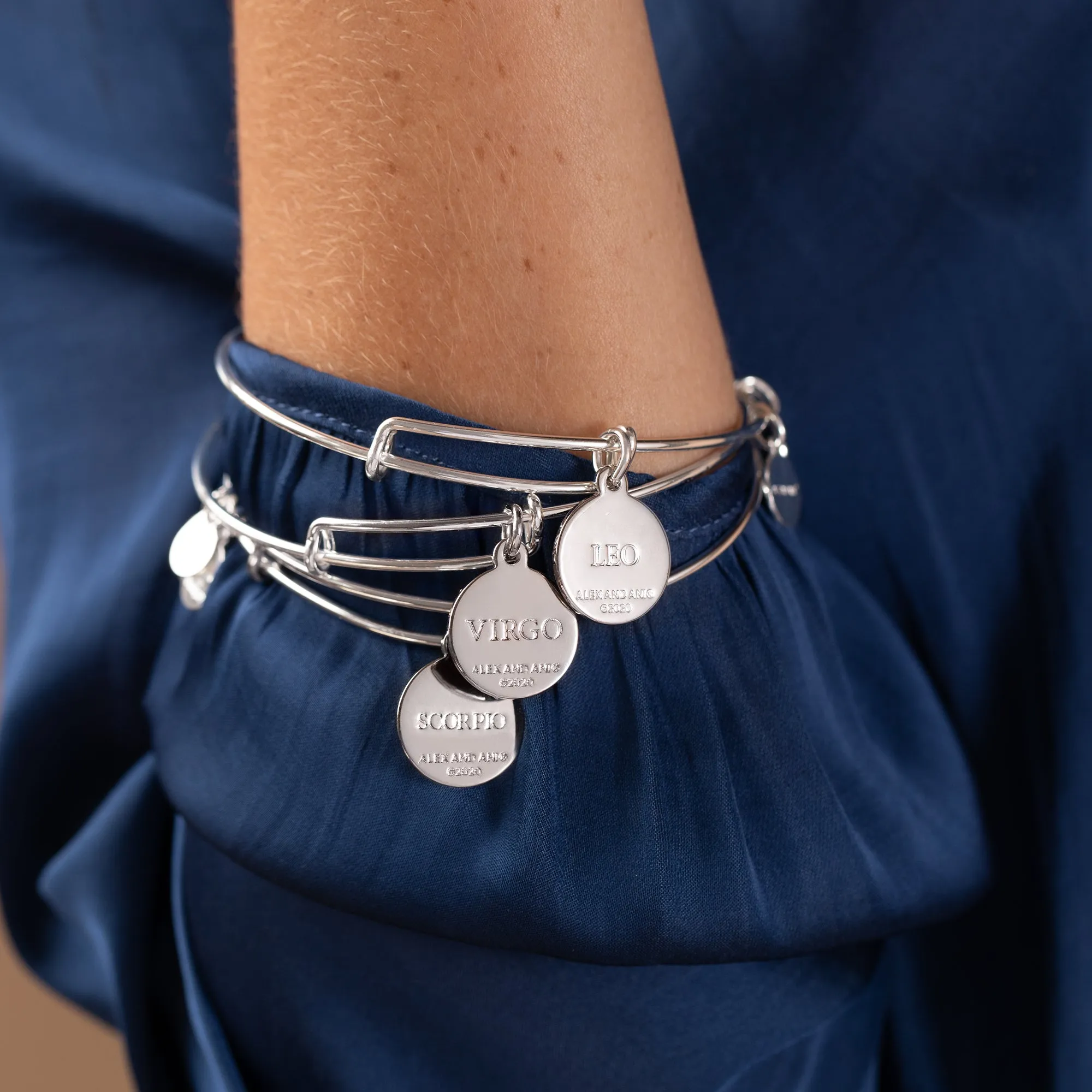 Virgo Zodiac Charm Bangle