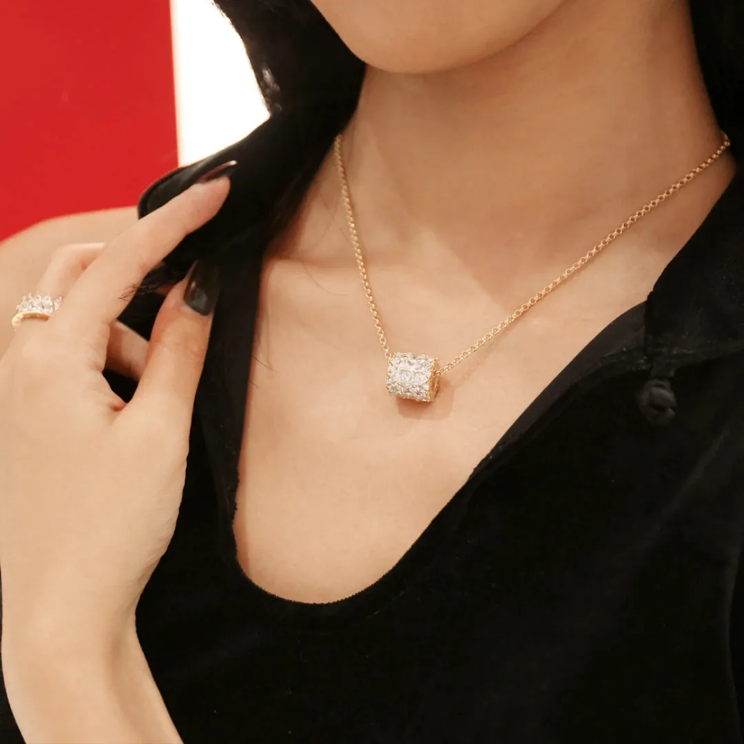 Women Imperial Crown Necklace
