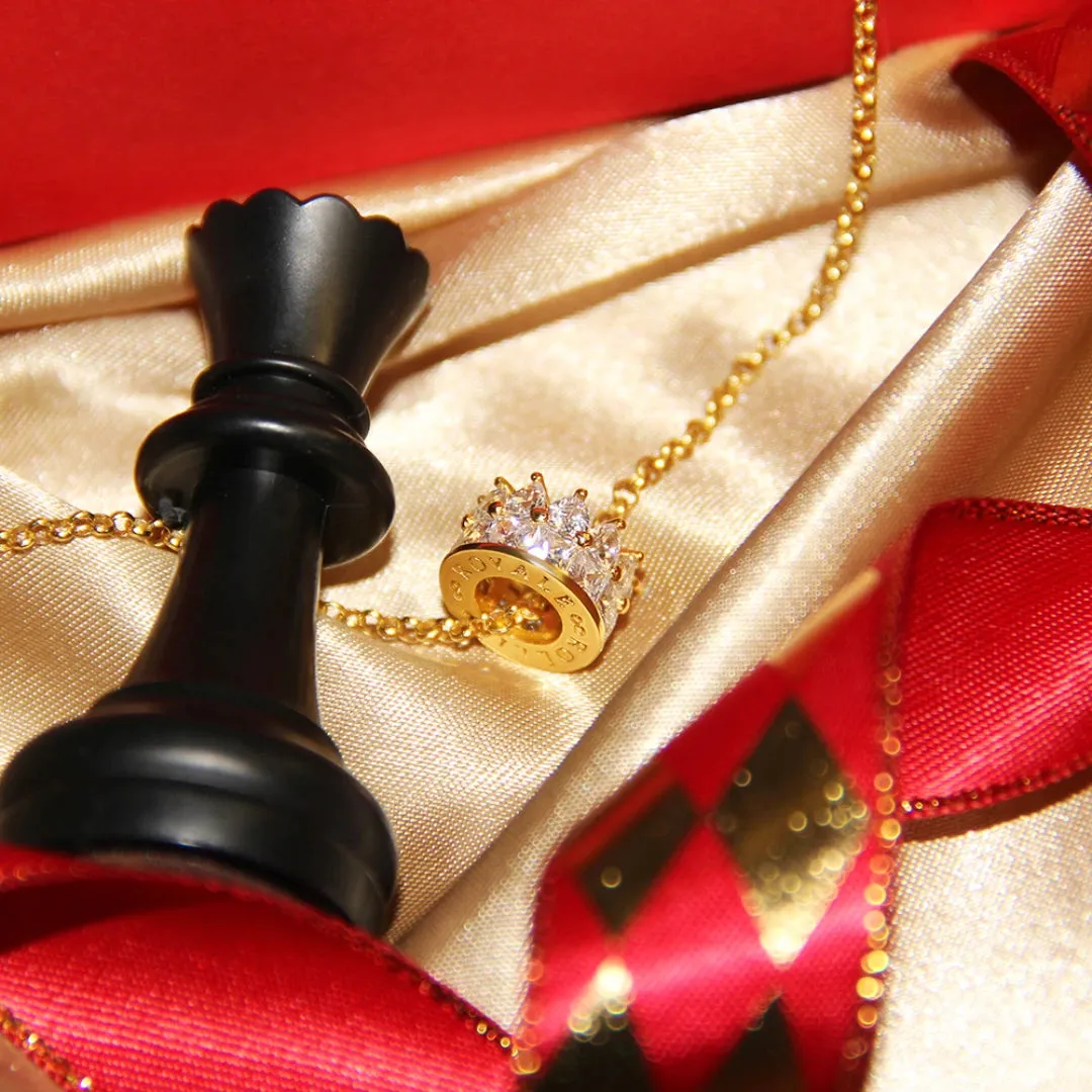 Women Imperial Crown Necklace