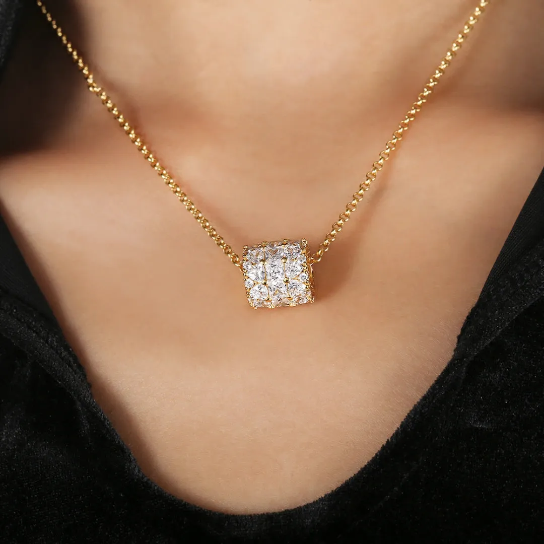 Women Imperial Crown Necklace